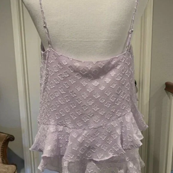 DIANE VON FURSTENBERG Lara Ruffled Camisole Top - Picture 6 of 8